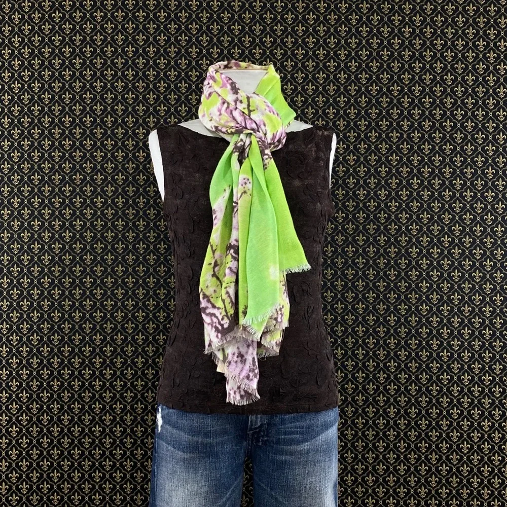 Anthro “Lime Hanami Scarf” by Rose & Rose